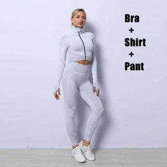 New Women's Sportwear Yoga Fitness Sets Clothing