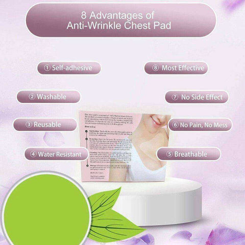 Image of Women Breast Cleavage Anti Wrinkles Decollete Silicone Pad