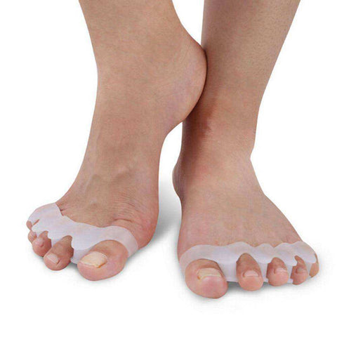 Image of 2Pcs Silicone Gel Toes Separators Orthopedic Stretchers