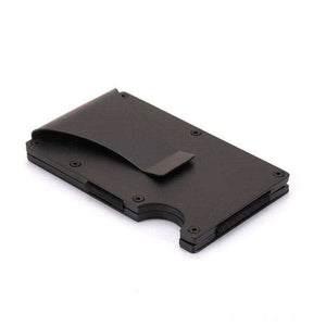 Unisex Wallet Blocking Portable ID Card Holder Clip