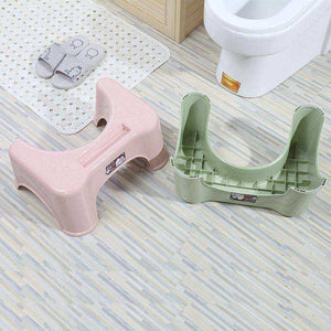 Strong Bathroom Toilet Step Stool Squat Potty With Phone Holder For Adults & Kids