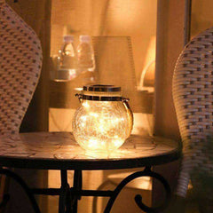 New LED Solar Light Crystal Ball