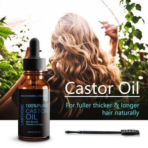 Pure Organic Castor Oil Hair Essential Serum