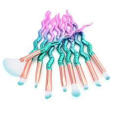 10 Pcs/Set Makeup Base Concealer Cosmetic Brushes