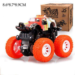 Mini Inertial Off-Road Plastic Friction Stunt Pullback Children Toy Car for boys