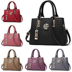 Embroidery Messenger Women Leather Handbags