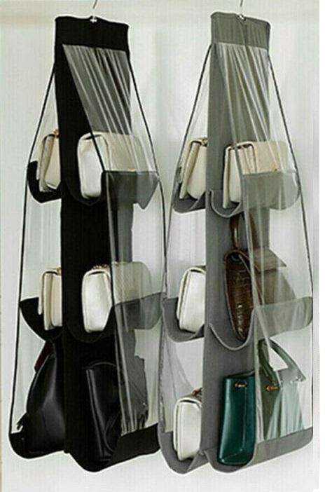 3 Layers 6 Pocket Foldable Hanging Bag