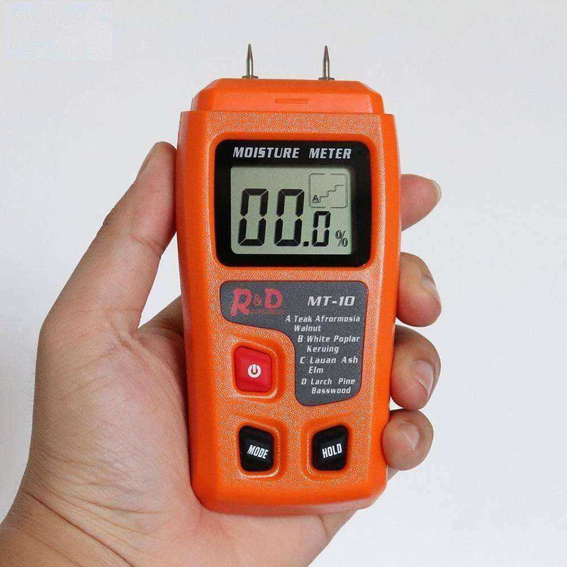Two Pins Wood Moisture Meter Hygrometer Timber Damp Detector