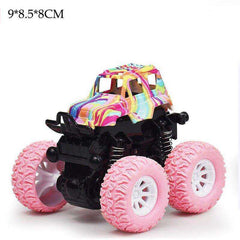 Mini Inertial Off-Road Plastic Friction Stunt Pullback Children Toy Car for boys