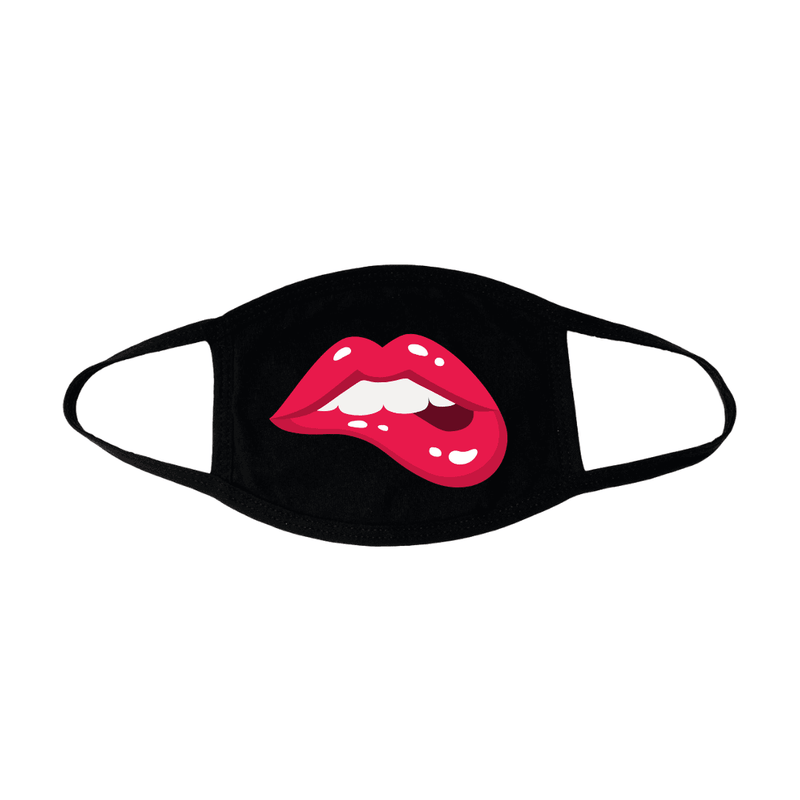 Printed Yummy Lips Face Mask