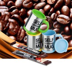 400ml Automatic Electric Lazy Self Stirring Juice Coffee Milk  Smart Stainless Steel Mug