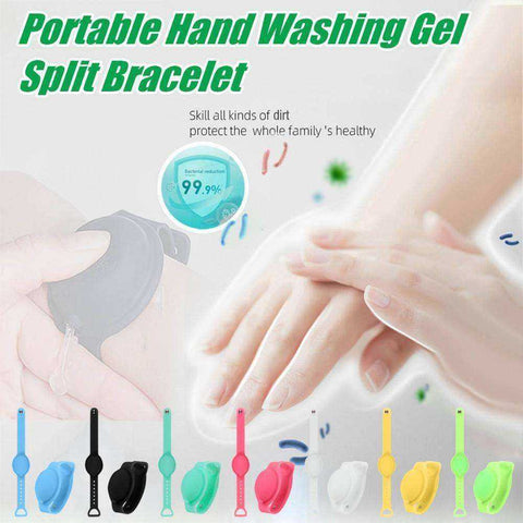 Image of In Stock Silicone Bracelet Wristband Hand Soap Dispenser