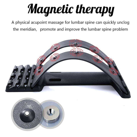 Image of Magnetic Lumbar Relief Back Muscle Stretcher Tool