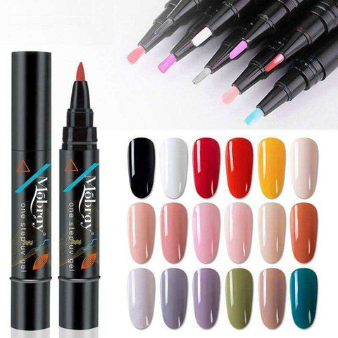 Image of One Step Gel Nail Varnish Pen 3 In 1 Long-lasting Polish