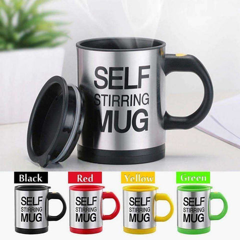 400ml Automatic Electric Lazy Self Stirring Juice Coffee Milk  Smart Stainless Steel Mug