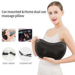 Upgraded Electric Neck Back Waist Heat Cervical Massage Pillow
