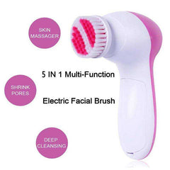 5 in 1 Face Cleansing Silicone Facial Brush