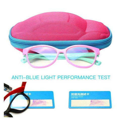 Image of Kids Anti-Blue Soft Plain Light Silicone Glasses