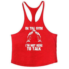 Men Anime Bodybuilding Cotton Stringer Tank Tops