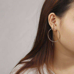 Simple Fashion Minimalist Geometric Circle Earring