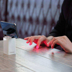 Bluetooth Virtual Laser Keyboard for Computer Phone Pad Laptop with Mouse Function