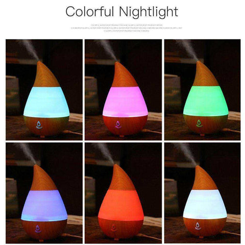 Image of 16 Color LED Night Light Ultrasonic Air Purifier Mist Maker Bluetooth Speaker