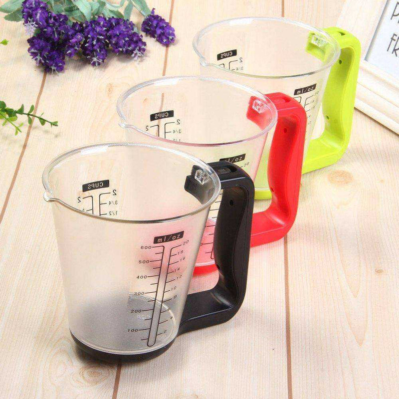 Aesthetic Multifunctional Digital Temperature Liquid Measuring Scale Cups