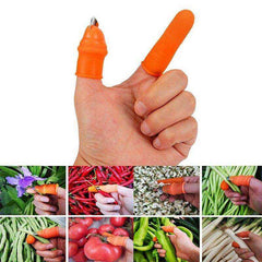 Silicone Thumb Knife Finger Protector Vegetable Harvester