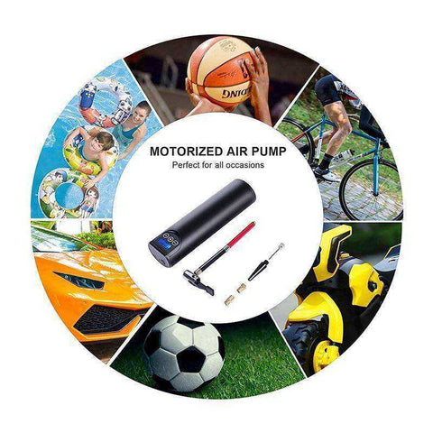 Image of 12V 150PSI Rechargeable Air Pump Tire Inflator Cordless Portable Compressor
