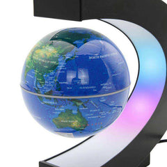 Magnetic Levitation Night Light Floating World Map Ball Lamp