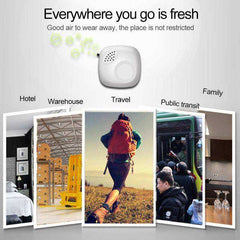 New Wearable Mini Portable Dual Air Purifiers Negative Ion Generator