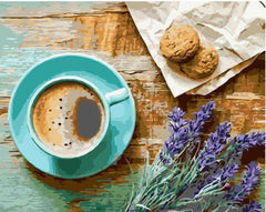 Modern Wall Art Painting  DIY Frame Coffee Biscuits Acrylic Canvas