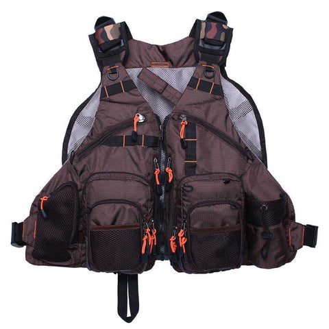 Image of Fly Fishing Vest Pack for Trout Fishing Gear and Equipment Multi-function Backpack