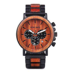 Gold Watch Men Luxury Brand Wooden Wristwatches