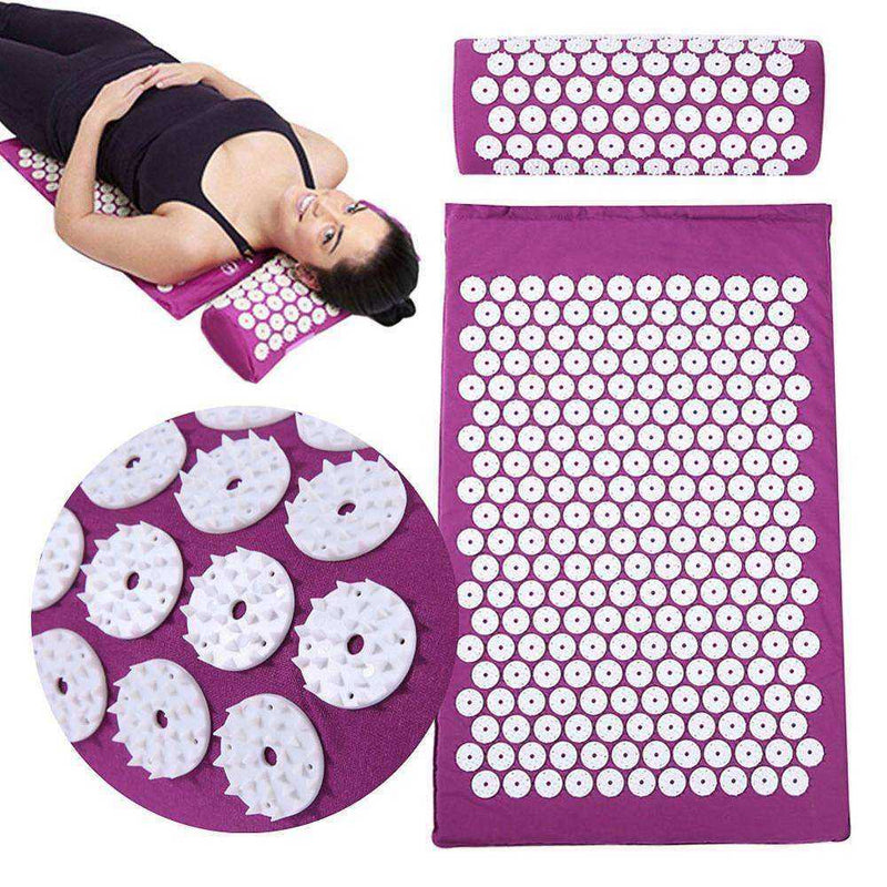 Relieves Stress Acupressure Massager Cushion Yoga Mat