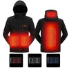 New Winter Outdoor USB Infrared Heating Hooded Jacket For Men