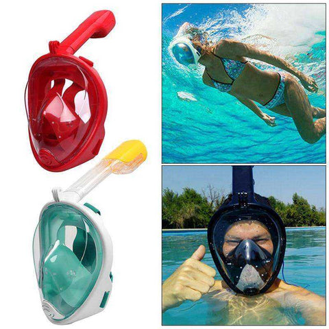 Image of New Underwater Anti Fog Full Face Scuba Diving Snorkeling Mask