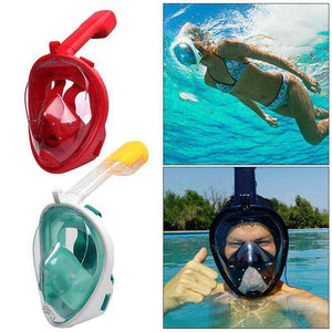 New Underwater Anti Fog Full Face Scuba Diving Snorkeling Mask