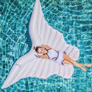 Giant Angel Butterfly Wings Swimming Ring Inflatable Pool Floating Air Mattress