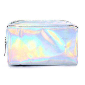 Fashion Holographic Pencil Case Cosmetic Makeup Pouch Storage