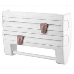 Kitchen Wall-Mount Sauce Bottle Rack Wall Roll Paper Towel Storage