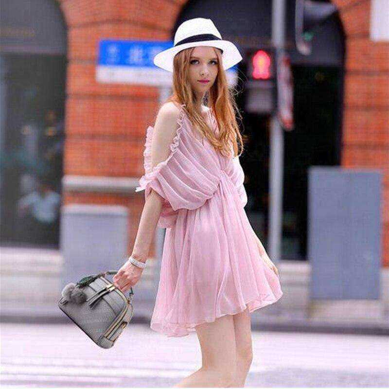 New Spring Inclined Leather Shoulder Bag