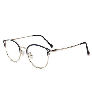 Anti-Radiation Blue Light Round Cat Eyes Eyeglasses