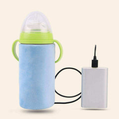 Portable USB Baby Milk Heater Travel Bottle Insulated Bag Storage Cover