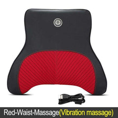 Car Massage Neck Headrest Seat Back Support Pillow