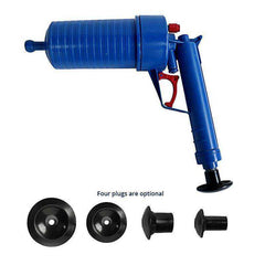 Air Power Drain Blaster Manual Sink Plunger Opener Cleaner Pump For Bath Toilets