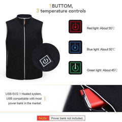 Electric Infrared Thermal Heating Vest Jacket