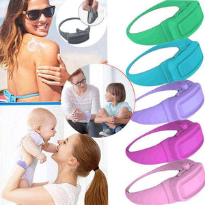 In Stock Silicone Bracelet Wristband Hand Soap Dispenser