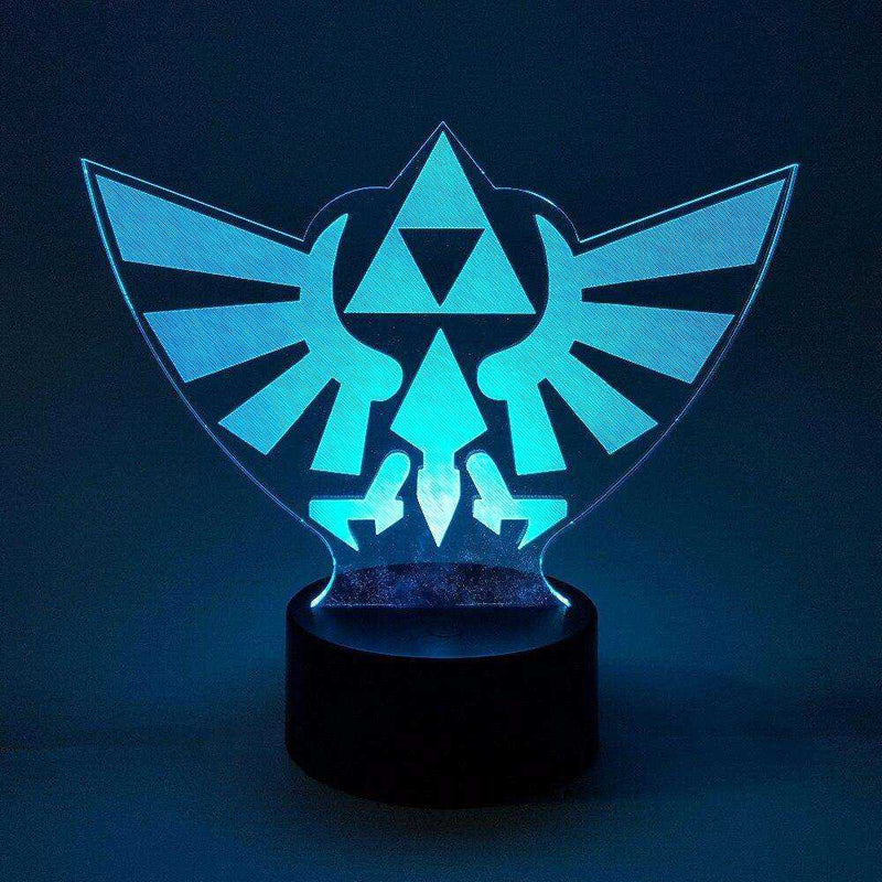 Zelda Visual Illusion LED 3D Nightlight RGB Color Changing Link Action