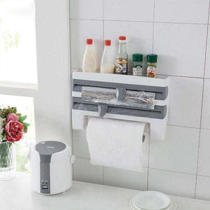 4 In 1 Multifunctional Wall Mounted Paper Towel Tissue Roll Holder